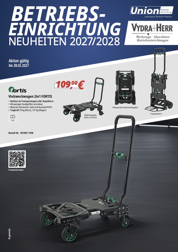 Union Highlights Betriebseinrichtung